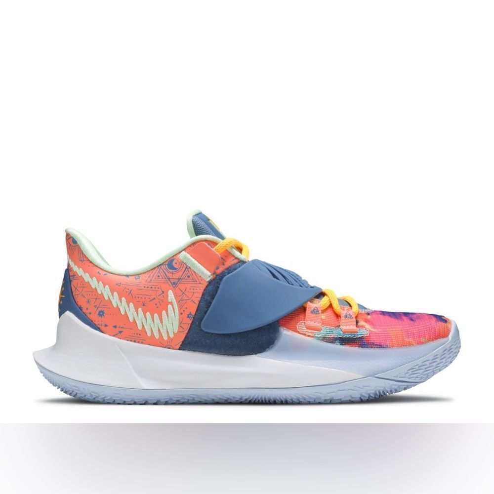 Nike Kyrie Low 3 Tie-Dye Atomic Pink Stone Blue CJ1286-600 Mens 11. B80